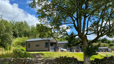 Glamping cabin at Troutbeck 