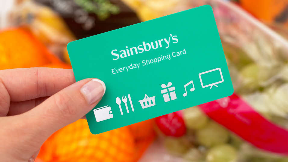 Sainsbury's Everyday Shopping Card and groceries